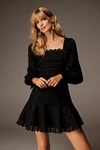 Endless Rose Embroidered Lace Mini Dress In Black