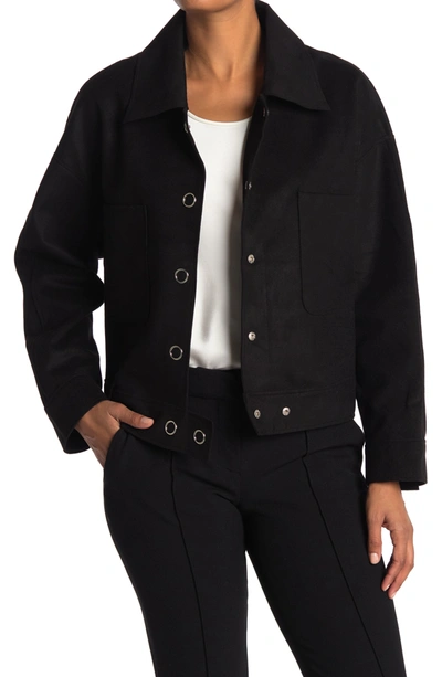 Patrizia Luca Oversized Jacket In Black