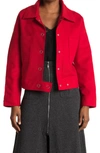 Patrizia Luca Oversized Jacket In Red