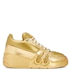 Giuseppe Zanotti Talon Metallic Mid-top Trainers In Gold