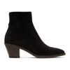 Rag & Bone Suede Axel Mid Boots In Black Suede