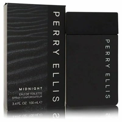 Perry Ellis Mens Midnight Edt Spray 3.4 oz Fragrances 844061014190