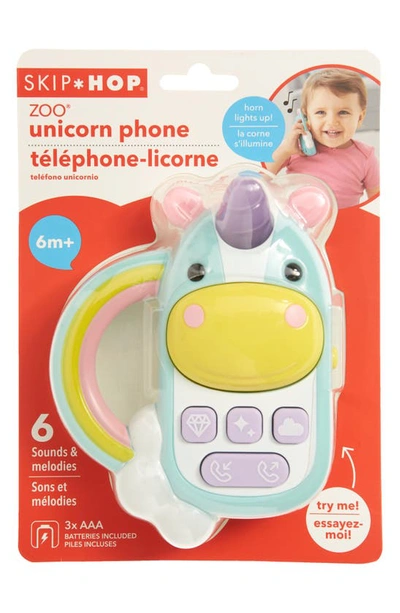 Skip Hop Babies' Unicorn Phone Toy In Multi