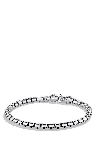 David Yurman 'chain' Large Link Box Chain Bracelet In Silver