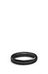 David Yurman Men's Dy Classic Band Ring In Titanium, 4mm In Black Titanium