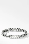 David Yurman Chain Sterling Silver Curb Chain Bracelet In Silver