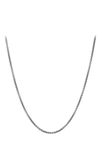 David Yurman Sterling Silver Chain In Silver/ Grey