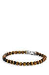 David Yurman Spiritual Beads Bracelet In Tiger Eye