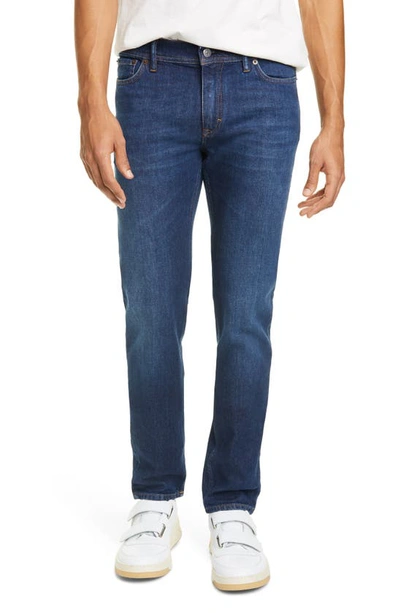 Acne Studios Max Slim-fit Mid-rise Jeans In Blue