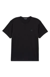 Acne Studios Crewneck T-shirt In Black