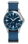 Hamilton Khaki Automatic Bracelet Watch, 40mm In Blue/ Silver