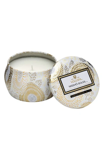 Voluspa Mini Tin Candle In Nissho Soleil