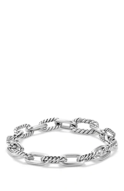 David Yurman Dy Madison Chain Small Bracelet In Silver