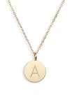 Knotty Initial Charmy Necklace In Gold - A