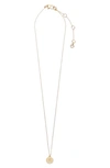 Kate Spade K Mini Pendant In Gold - K