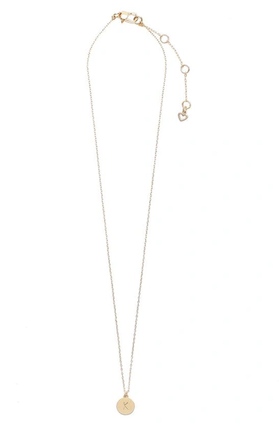 KATE SPADE KATE SPADE NEW YORK MINI INITIAL PENDANT NECKLACE,WBR00039