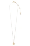 Kate Spade Mini Initial Pendant Necklace In Gold - S