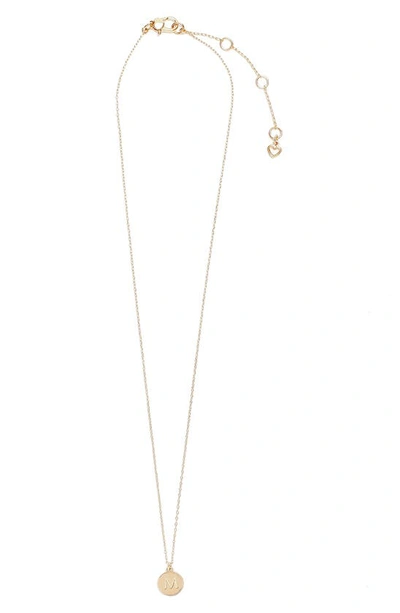 KATE SPADE MINI INITIAL PENDANT NECKLACE,WBR00041