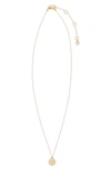 Kate Spade Mini Initial Pendant Necklace In D