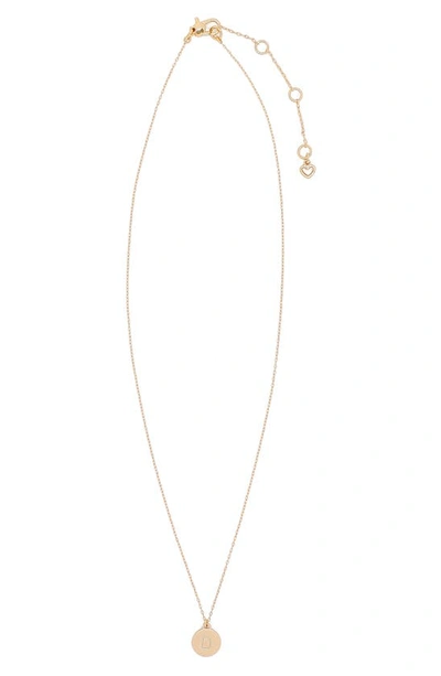 Kate Spade Mini Initial Pendant Necklace In D