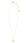 KATE SPADE MINI INITIAL PENDANT NECKLACE,WBR00040