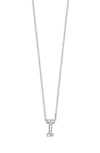 Bony Levy 18k Gold Pavé Diamond Initial Pendant Necklace In White Gold - I