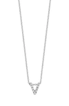 Bony Levy 18k Gold Pavé Diamond Initial Pendant Necklace In White Gold - V