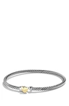 DAVID YURMAN CABLE COLLECTIBLES HEART BRACELET WITH 18K GOLD,B09678 S8L