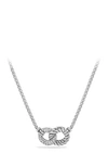 DAVID YURMAN BELMONT NECKLACE WITH DIAMONDS,N12637DSSADI17