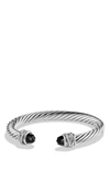 David Yurman Women's Cable Classics Sterling Silver, Diamond & Gemstone Cable Bracelet In Black Onyx