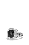 DAVID YURMAN ALBION RING WITH SEMIPRECIOUS STONE AND DIAMONDS,R12308DSSABODI6