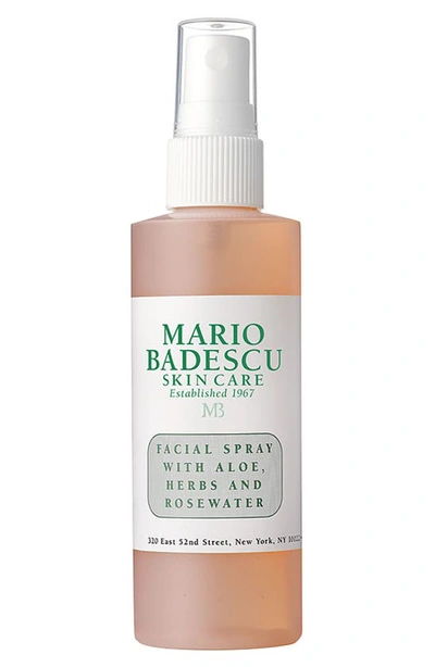 Mario Badescu Facial Spray With Aloe, Herbs & Rosewater, 4-oz.