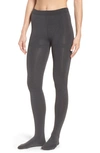 Nordstrom Fleece Lined Tights In Charcoal