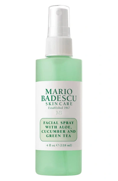 Mario Badescu Facial Spray With Aloe, Cucumber & Green Tea, 4-oz. In 4 Fl oz | 118 ml