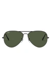 Ray Ban Ray In Black/ Green Solid