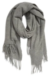 Acne Studios Canada Wool Scarf In Grey