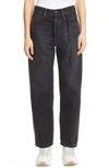 Acne Studios Toj Loose Fit Jeans In Black
