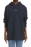 Acne Studios Sweatshirt À Capuche In Black