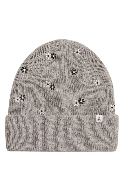 Madewell Recycled Cotton Cuffed Beanie In Telluride Stone