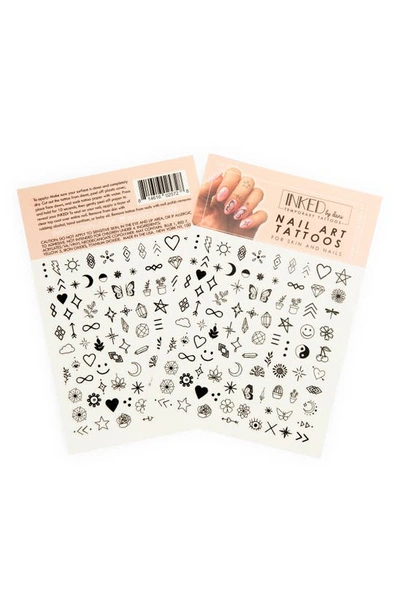 Inked By Dani Nail Art Pack Temporary Tattoos In B And W