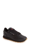 Reebok Classic Leather Sneaker In Black/ Gum - 1