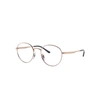 Ray Ban Rb3681 Optics Eyeglasses Gold Frame Clear Lenses 48-20 In Gold
