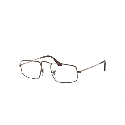 Ray Ban Julie Optics Eyeglasses Antique Copper Frame Clear Lenses 46-20