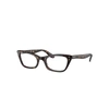 Ray Ban Miss Burbank Optics Eyeglasses Havana Frame Demo Lens Lenses 49-20 In Havana