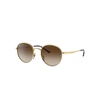 Ray Ban Rb3681 Sunglasses Arista Gold Frame Brown Lenses 50-20 In Gold