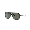 Ray Ban Bill Sunglasses Black Frame Green Lenses Polarized 56-14 In Black