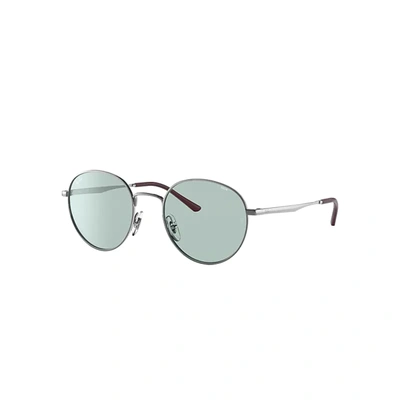 Ray Ban Evolve Green Photochromic Round Unisex Sunglasses Rb3681 9226q5 50 In Gunmetal