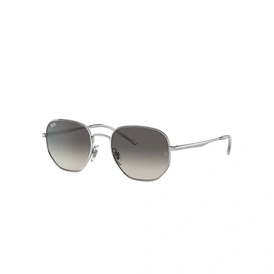 Ray Ban Rb3682 Sunglasses Silver Frame Grey Lenses 51-19