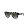 RAY BAN SUNGLASSES UNISEX STATE STREET FLECK - GREY HAVANA FRAME GREY LENSES 52-20