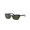 Ray Ban Ray-ban Lady Burbank 55mm Cat Eye Sunglasses In Black